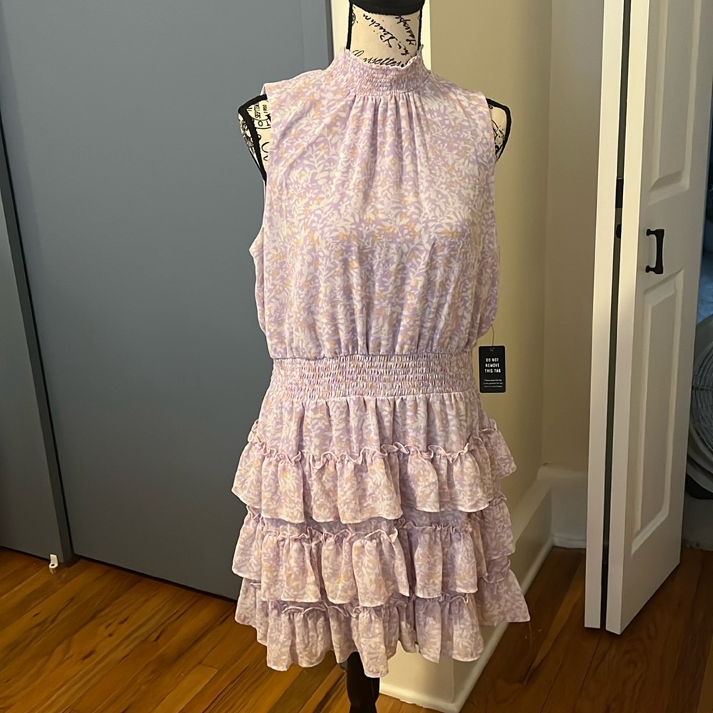 Beautiful lilac ruffle dress